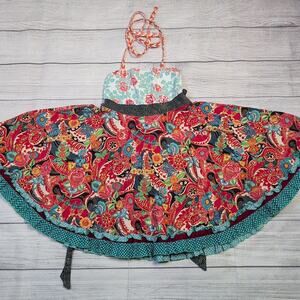 6 HTF Matilda Jane Platinum Paisley Ellie Dress